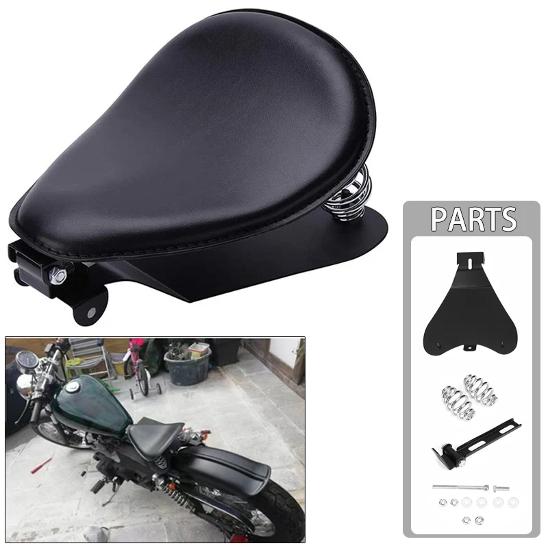 Universal Moto Bobber Motorrad Solo Sitz Chopper Sattel Vintage Kissen Teile Für Harley Davidson Iron 883 Sportster Softail