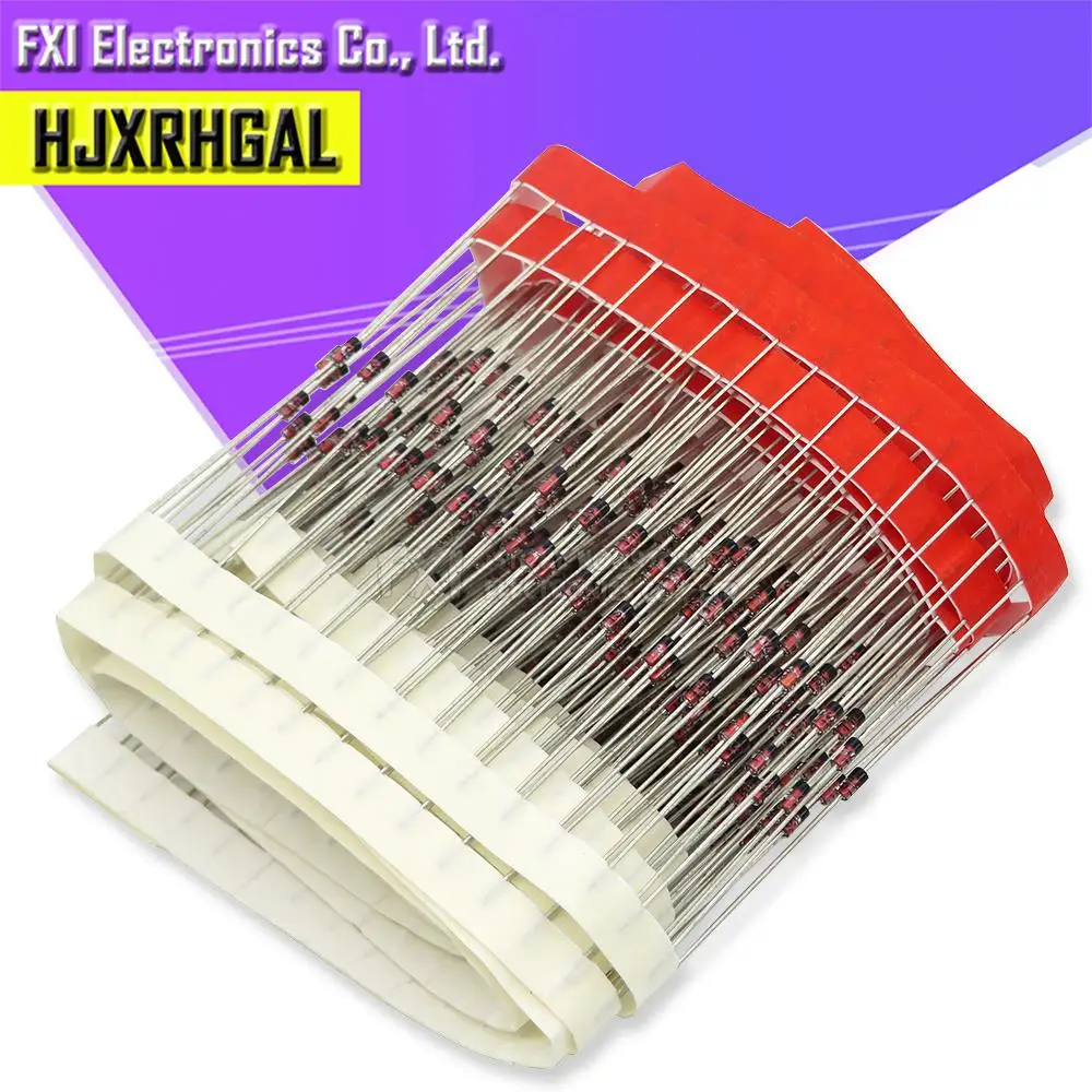 100 Stück 1 n914 in914b do-35 Schalt diode neu Image