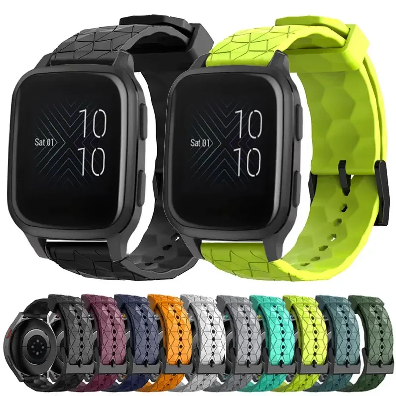 20mm 22mm Armband Für Garmin Vivoactive 4 3 Musik Venu Sq 2 Plus Strap Für Forerunner 245 645 55 158/Vivomove 3 Silikon Band Image