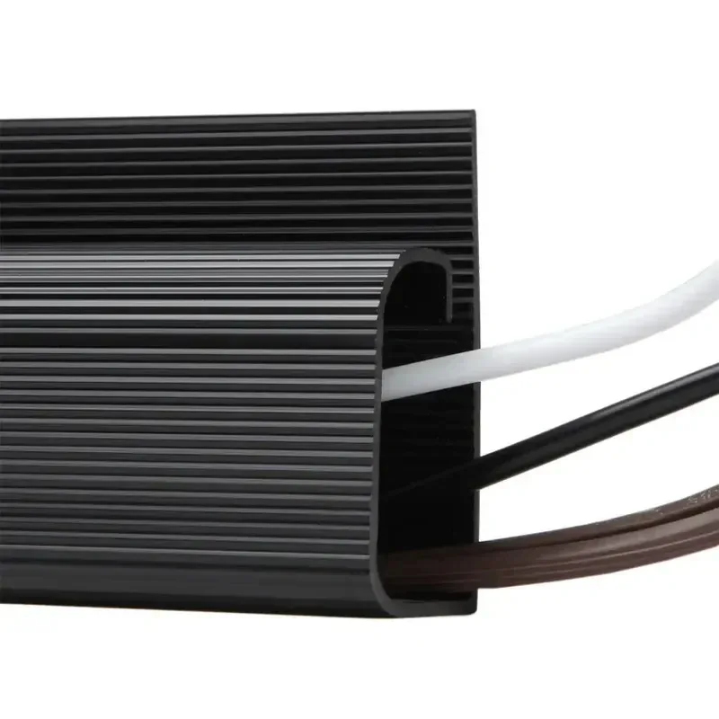 PVC-Zubehör für wasserdichte Kabelmanagement, J-Kanal-Schreibtisch-Kabel-Organizer, schwarzer Kabelschutz unter dem Schreibtisch, TV-Hintergrund