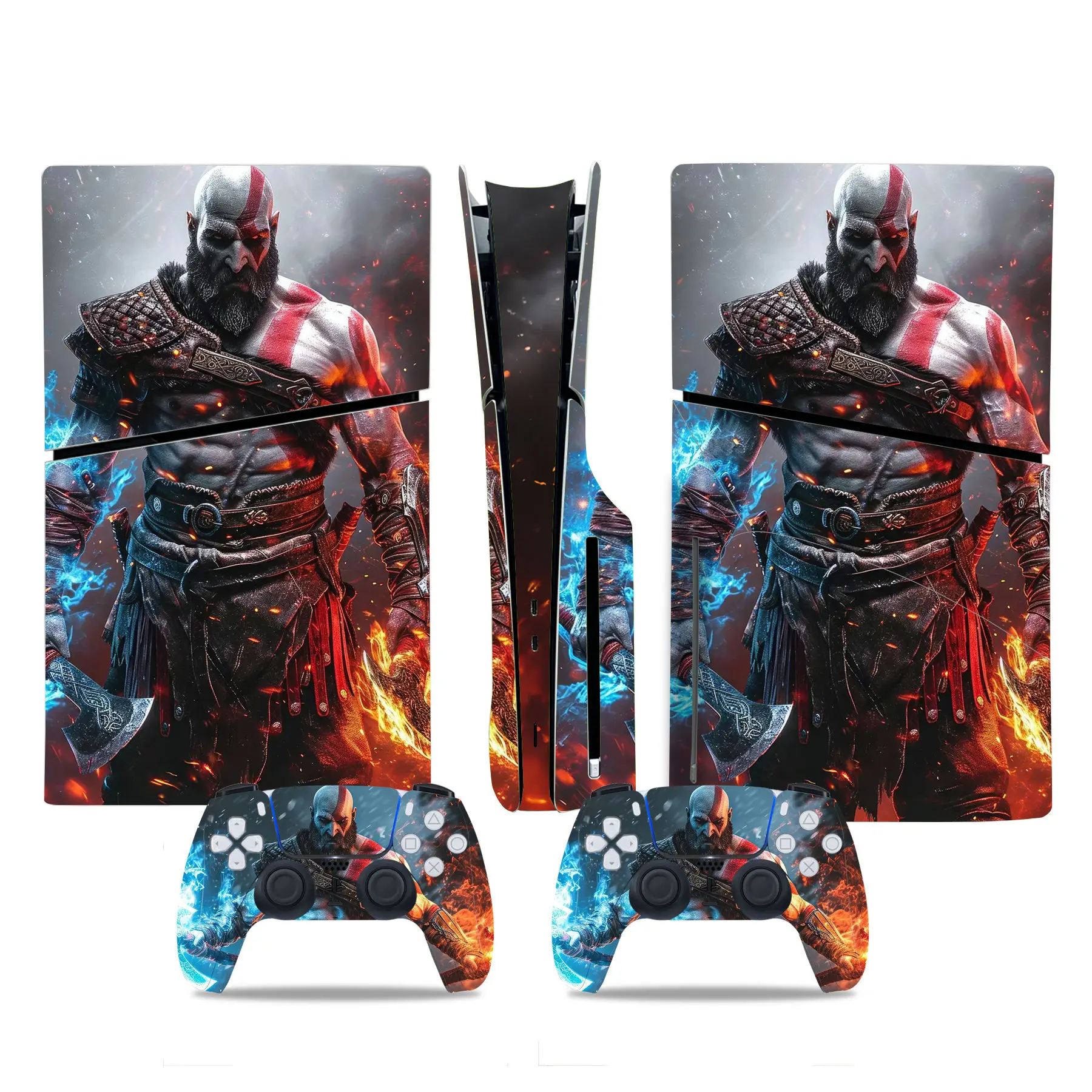 Spiel PS5 Slim Disc Skin Aufkleber Aufkleber Abdeckung für Konsole und Controller PS5 Slim Disk Skin Aufkleber Vinyl Image