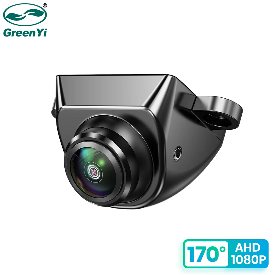 GreenYi AHD 1920 x 1080P Auto-Rückfahrkamera Full HD Nachtsicht 170 ° Fisheye-Objektiv, Rückfahrkamera vorne für Fahrzeuge, C999 Image