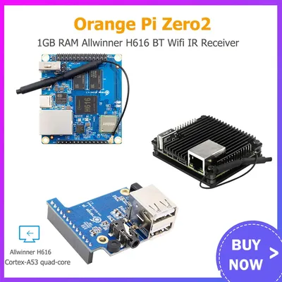 Orange Pi Zero 2 1 GB RAM Allwinner H616 BT Wifi IR-Empfänger für Android 10 Ubuntu Debian OS Image