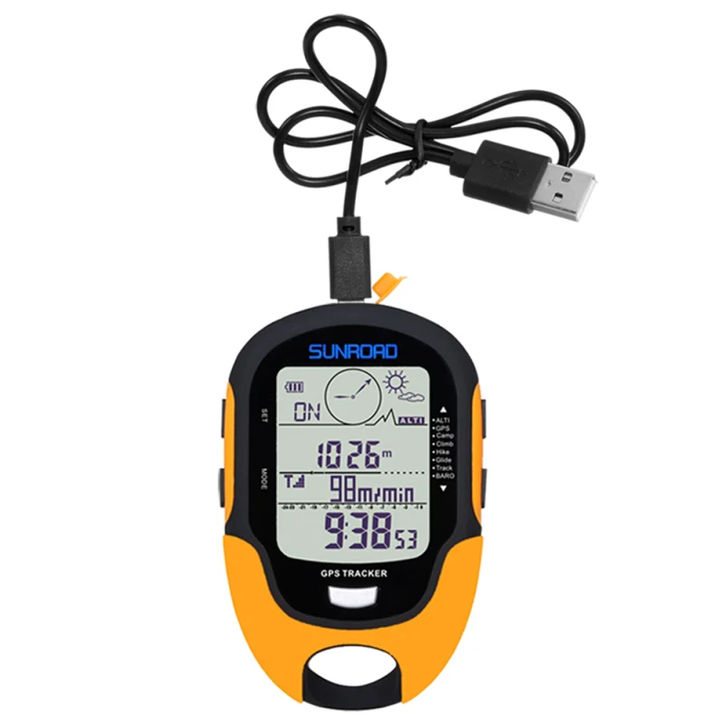 Tragbare Digitale Höhenmesser Barometer Kompass Locator Handheld GPS Navigation Empfänger Für Outdoor Camping Wandern Angeln Klettern