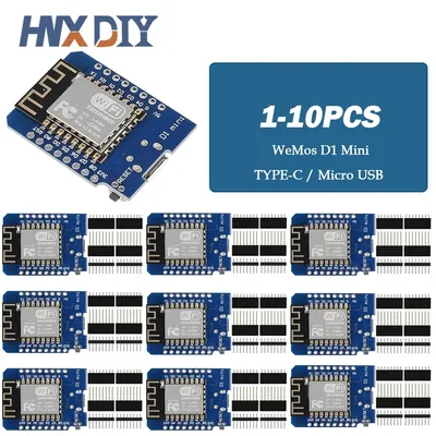 1-10PCS D1 Mini Nodemcu ESP8266 ESP-12 ESP-12F CH340 V2 USB Wemos Wifi Entwicklung Bord D1 Mini Image