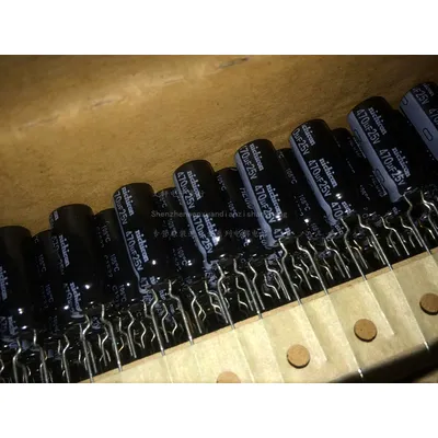 2024 470 stücke uf 25v japan nichicon er Serie 8x20mm hoher Welligkeit strom niedrige Impedanz 25 v470uf Aluminium Elektrolyt kondensator Image