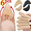 2/6 stücke Frauen High Heels Zehen Plug Schwamm Vorfuß Einsatz Anpassung Größe Einlegesohlen Schmerzen Relief Schuh Pads Reduzieren Schuh größe Füllstoff