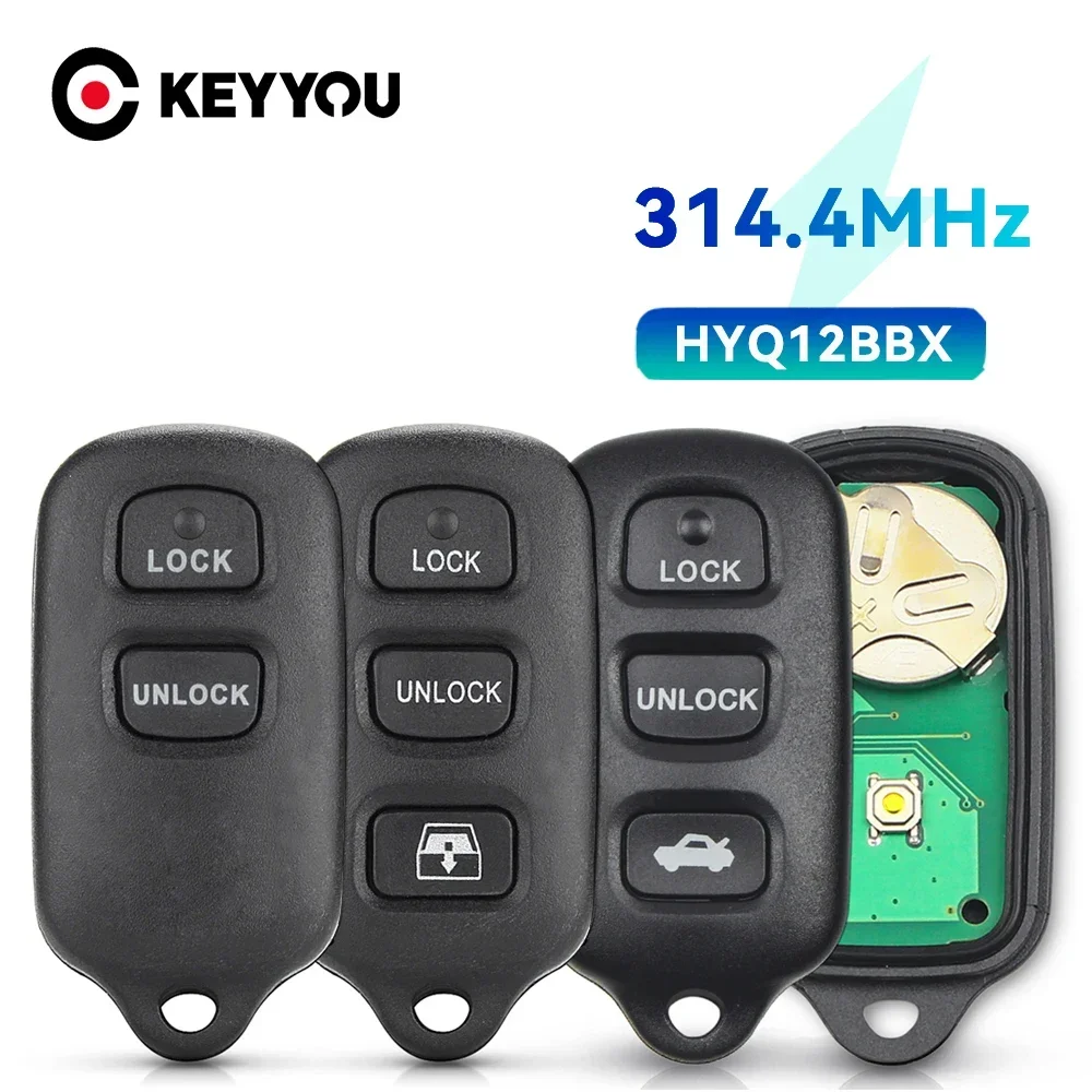 Keyyou neuer fern gesteuerter Autos chl üssel für Toyota 4runner Sequoia mit Batterie RSS-210 89742-314 hyq12bbx hyq12ban mhz Image