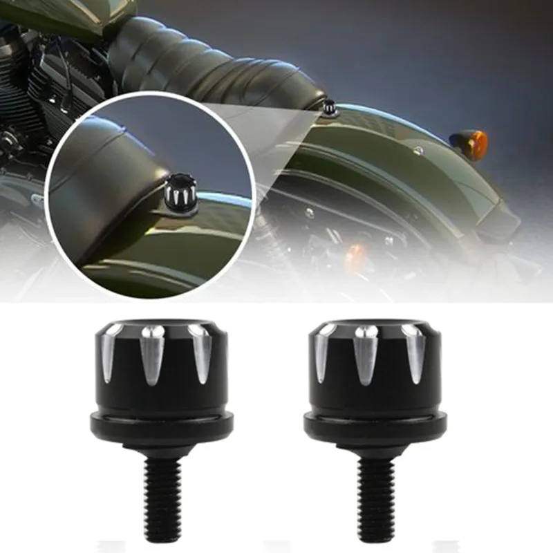 Motorrad schwarz/Chrom Sitz bolzen Lasche Schraube für Harley Touring Road King Street Glide Softail Dyna Sportster XL Street Bob 96-19