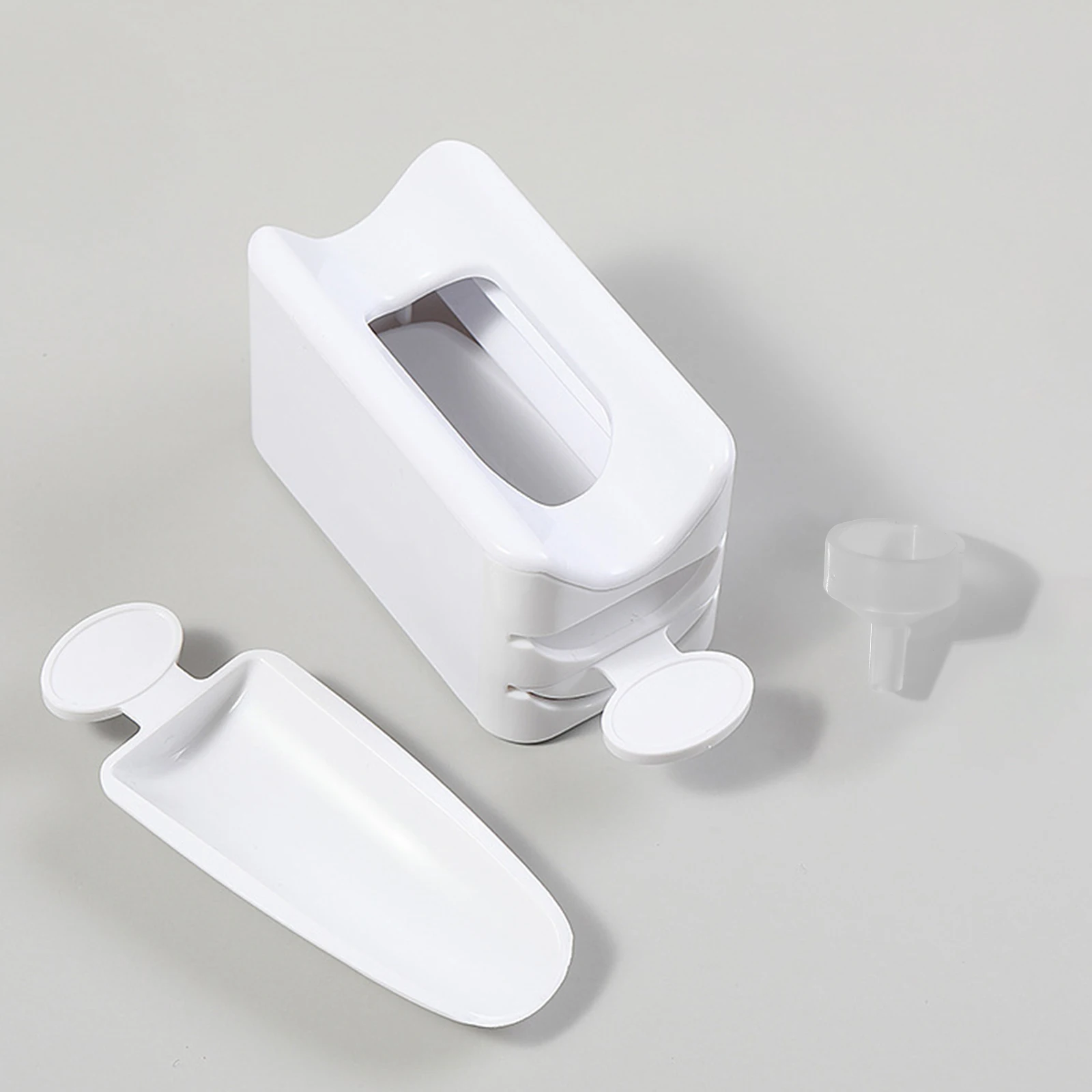 YIKOOLIN Nail art Hochwertiger Dip-Pulver-Recycling-Tablett-Behälter, Nagel-Dip-Behälter, tragbare Aufbewahrungsbox für Dip-Pulver Image