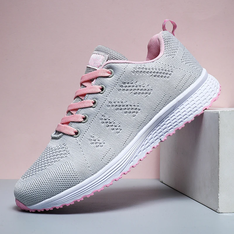 Maedef 2024 Damen Schnürschuhe Mesh leichte atmungsaktive Laufs chuh rutsch feste Sportschuhe für die Arbeit im Fitness studio Casual Sneaker