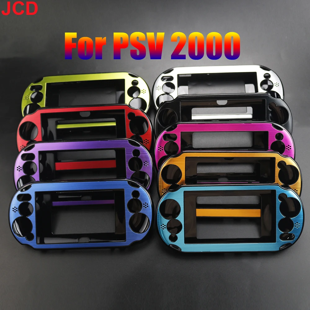 JCD 1 Piece Aluminum Metal Hard Case Cover Skin Protective Shell For PSV 2000 Controller PS Vita 2000 PSV PCH-20 Accessories