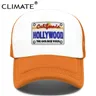 Clima Hollywood California Cap Trip Trucker Cap Hat State of California Cap Hollywood The Golden