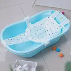 Cuscino per vasca da bagno per neonati tappetino per vasca da bagno per neonati rete per supporto per vasca da bagno galleggiante antiscivolo universale per bambini sedile in rete per doccia
