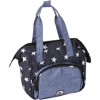 Puppen Wickeltasche CHIC2000 "Sternchen", blau (sternchen), Puppenausstattungen, KinderB:15cm H:24cm T:15cm, Polyester, B:15cm H:24cm T:15cm