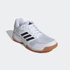 Hallenschuh ADIDAS PERFORMANCE, Gr. 42,5, schwarz-weiß (cloud weiß, core schwarz, gum10), Textil, Synthetik, sportlich, Schuhe, geeignet für jeden Hallensport
