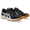 Hallenschuh ASICS "UPCOURT 6", Gr. 44, schwarz-weiß (schwarz, weiß), Textil, Synthetik, sportlich, Schuhe, für Hallensport