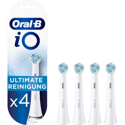 Aufsteckbürste ORAL-B "iO Ultimative Reinigung" Zahnbürstenköpfe Gr. 4 St., weiß iO Technologie