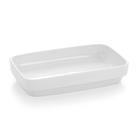 18x Schale eckig 17,5 x 10,5 x 3,5 cm, 230 ml, Hamburg System, weiß, Porzellan