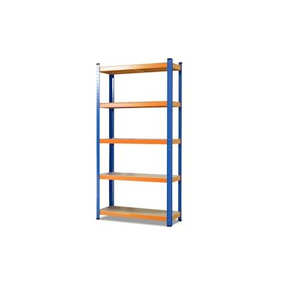 KARAT Schwerlastregal - Blau-Orange - Traglast bis 1250 kg - 220 x 120 x 45 cm Image