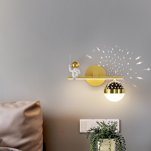 led wandleuchte schlafzimmer nachttischlampe nordisch einfach wohnzimmer hintergrundwand modern korridor balkon studie kreatives licht luxus wandleuchte Image