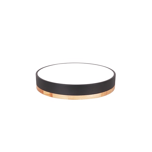 40/50/60 cm LED-Deckenleuchte nordischen Stil Unterputzleuchten Metall Sektor lackiert Oberflächen Holz modern weiß schwarz gelb grün blau rosa grau 110-120v 220-240v Image