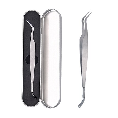 Edelstahl-Hundeläuse-Clip, Flohpinzette, kleiner Rost-Clip, Katzen- und Hundeläuse-Entfernung, Floh-Clip, Reinigungswerkzeug, Zecken-Clip Image