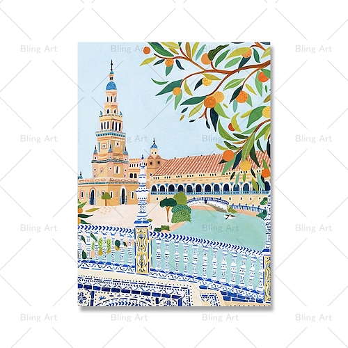 Druck Gerollte Leinwand - Landschaft Modern Kunstdrucke Image