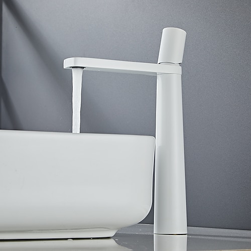 Waschbecken Wasserhahn - klassische galvanisierte / lackierte Oberflächen Centerset Einhebelmischer mit einem Lochbad Image