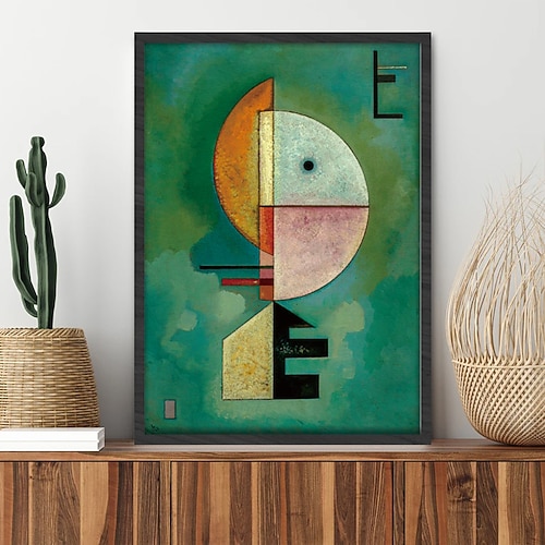 Handgefertigtes handgemaltes Ölgemälde Wandkunst Wassily Kandinsky Abstrakte Schnitzerei Malerei Heimdekoration Dekor gerollte Leinwand kein Rahmen ungedehnt Image