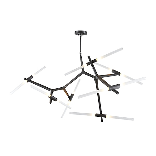 170 cm sputnik design kronleuchter aluminium sputnik mini lackierte oberflächen moderner nordischer stil 110-120v 220-240v Image