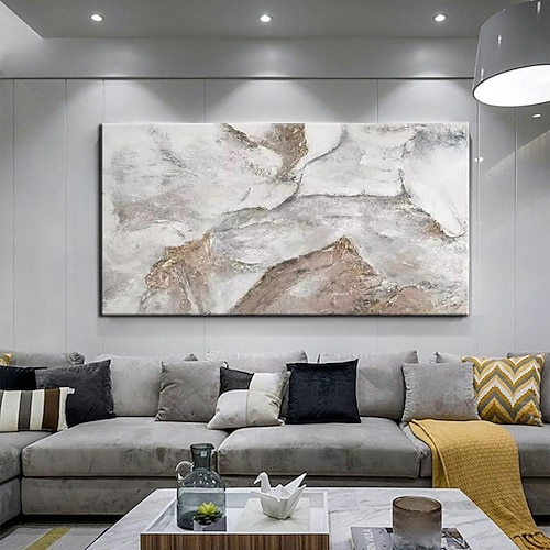 Hang-Ölgemälde Handgemalte Horizontal Abstrakt Landschaft Moderne Modern Ohne Innenrahmen (ohne Rahmen) Image
