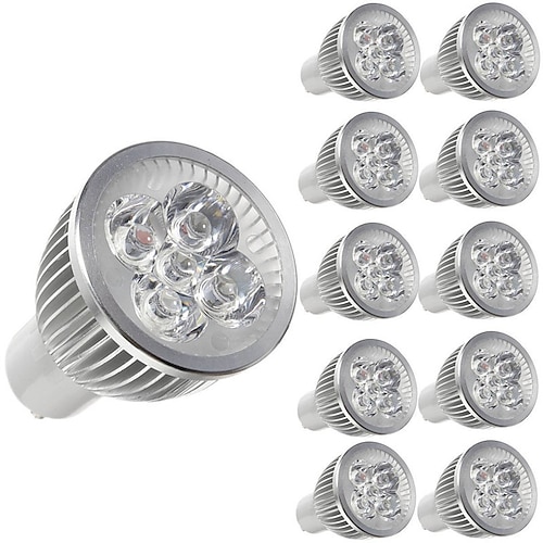 10 Stück 5 W LED Spot Lampen 450 lm E14 GU10 GU5.3 5 LED-Perlen Hochleistungs - LED Dekorativ Warmweiß Kühles Weiß 85-265 V / RoHs / ASTM Image