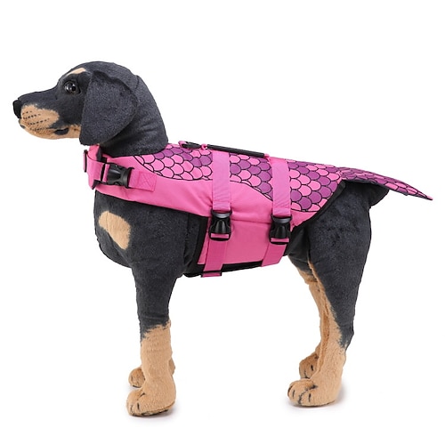 Hund Weste Rettungsweste Hundeschwimmweste Mode Reflektierend Sport und Freizeit Sicherheit Strand Pool Hundebekleidung for Husky Golden Retriever Bichon Frise Zwergspitz Klein Image