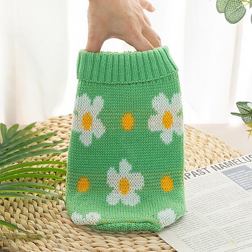 Hund Katze Pullover Jumper Mode Party Winter Warm Atmungsaktiv Weich Waschbar Bequem Weihnachten Outdoor Alltagstauglich Hundebekleidung for Bichon Frise Zwergspitz Baby Haustier Papillon Klein Image