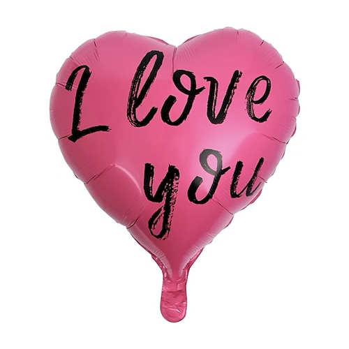 18 Zoll Liebesballon Valentinstag Hochzeit Hochzeitsraumdekoration Qixi Valentinsgeständnis Atmosphärenlayout Liebe Aluminium-Membran-Ballon Weihnachtsgeschenk Image