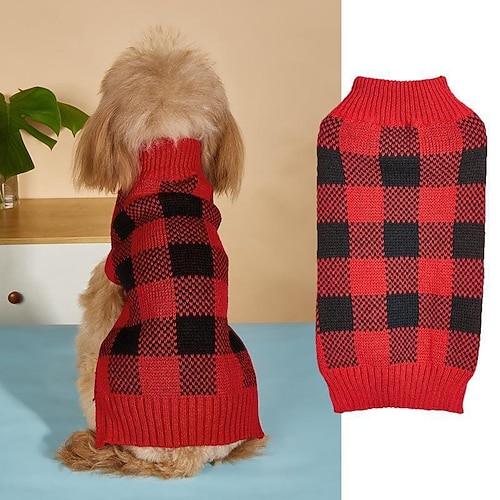 Hund Katze Pullover Jumper Mode Party Winter Atmungsaktiv Weich Waschbar Bequem Weihnachten Halloween Weihnachten Outdoor Alltagstauglich Hundebekleidung for Bichon Frise Zwergspitz Baby Haustier Image