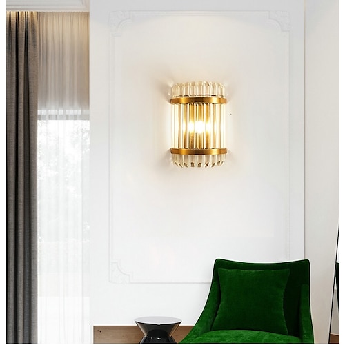 Kristall Wandlampen Schlafzimmer Kinderzimmer Stahl Wandleuchte 110-120V 220-240V 5 W / E14 / E12 / ASTM Image