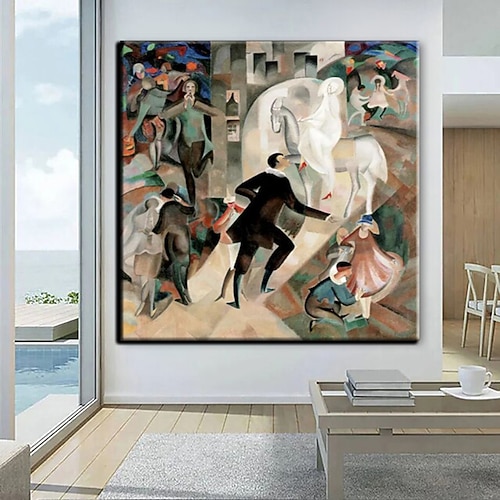 Handgefertigtes Ölgemälde, handgemaltes Ölgemälde, moderne abstrakte Malerei, Leinwand, nackte Dame, Gemälde, Heimdekoration, Dekor, gerollte Leinwand, kein Rahmen, ungedehnt Image