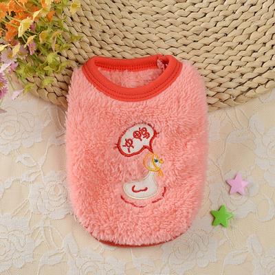 Hunde Katzen Weste Kuschelig Brautkleider schlicht Winter Warm Atmungsaktiv Weich Waschbar Komfortabel Outdoor Casual Hundebekleidung for Bichon Frise Spitz kleines Haustier Schmetterling Small