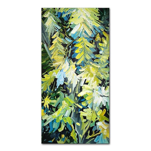 Mintura handgemachte Blumen Ölgemälde auf Leinwand Wandkunst Dekoration moderne abstrakte Bilder für Wohnkultur gerolltes rahmenloses ungedehntes Gemälde Image