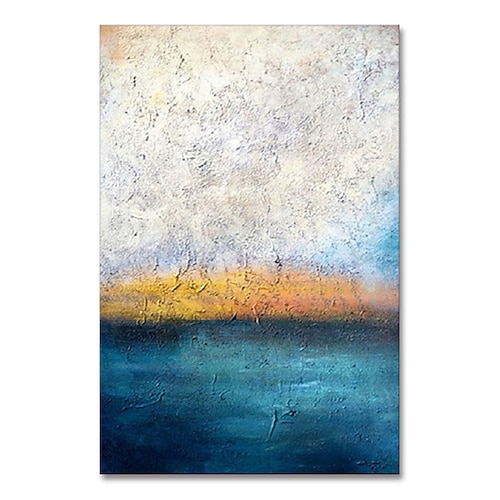 Mintura handgefertigtes Ölgemälde auf Leinwand, Wandkunst, Dekoration, modernes abstraktes Bild für Wohnkultur, gerolltes, rahmenloses, ungedehntes Gemälde Image