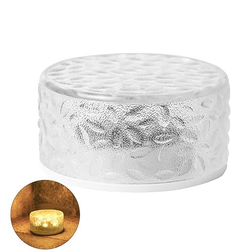 Solar-Eisziegel-Lampe, Landschaft, Balkon, Garten, Bodenfliesen, Hofdekoration, Eisblock, vergrabene Lampe Image