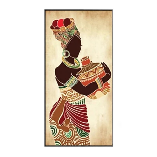 1 Tafel Menschen druckt afrikanische Frauen Wandkunst modernes Bild Wohnkultur Wandbehang Geschenk gerollte Leinwand ungerahmt ungedehnt Image