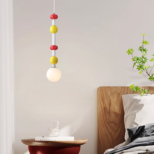 LED-Pendelleuchten, 1 Licht, 50 cm, moderne Kücheninsel, moderne LED-Mini-Pendelleuchte in Schwarzgold, Schlafzimmer, Nachttisch, Kinderzimmer, kleine Pendelleuchte Image