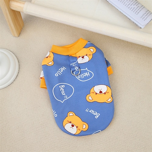 Hunde Katzen Kapuzenshirts bezaubernd Zeichentrick Winter Atmungsaktiv Weich Waschbar Komfortabel Dick Outdoor Alltagskleidung Casual Gehen Hundebekleidung for Katze Hund Heiser Labrador Alaska Image