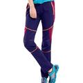 Per donna Pantaloni da escursione Collage Estate Esterno Impermeabile Antivento Resistente ai raggi UV Traspirante Pantalone / Sovrapantaloni Pantaloni Nero Viola Campeggio e hiking Caccia Sci S M L