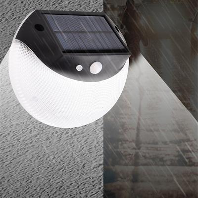 Circular LED Solar Light Outdoor Street Light Garden Safety Wall Courtyard Fence Fence Lighting