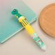 1pc Cute 10 Colors Transparent Shape Retractable Ball Pen Cute Animal Shuttle Pen Gift For Kids, Back to School Supplies