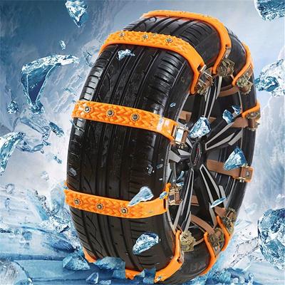 2pcs Wheel Tire Snow Anti-skid Chains For Car Truck SUV Emergency Winter Universal